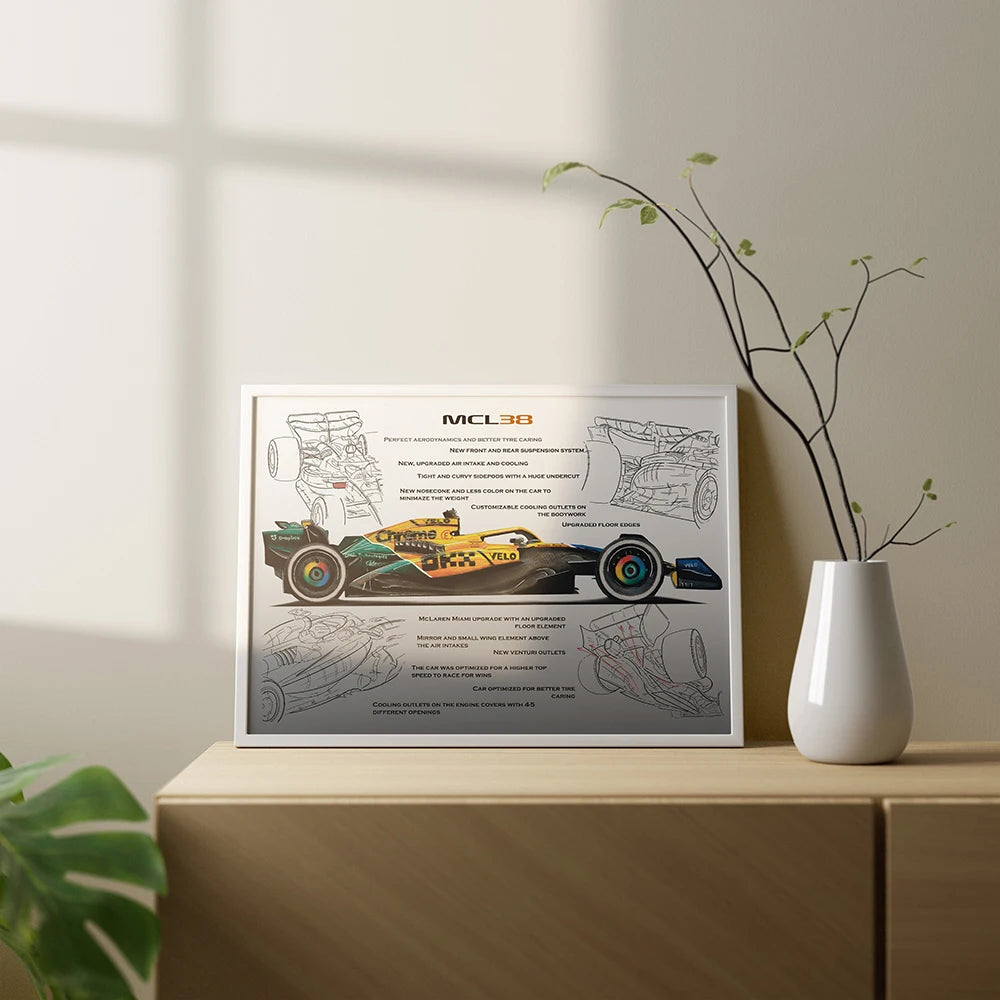 POSTER F1 MERCEDES W14