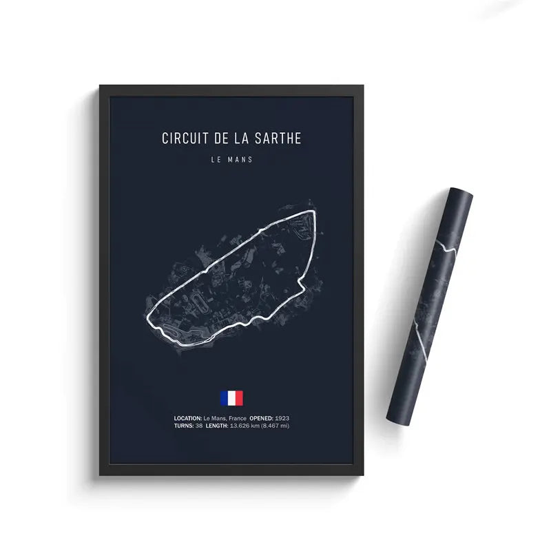 POSTER CIRCUIT DE LA SARTHE