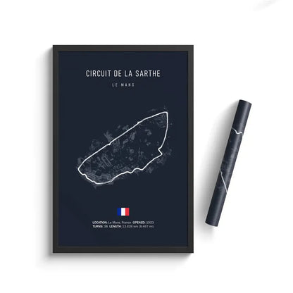 POSTER CIRCUIT DE LA SARTHE