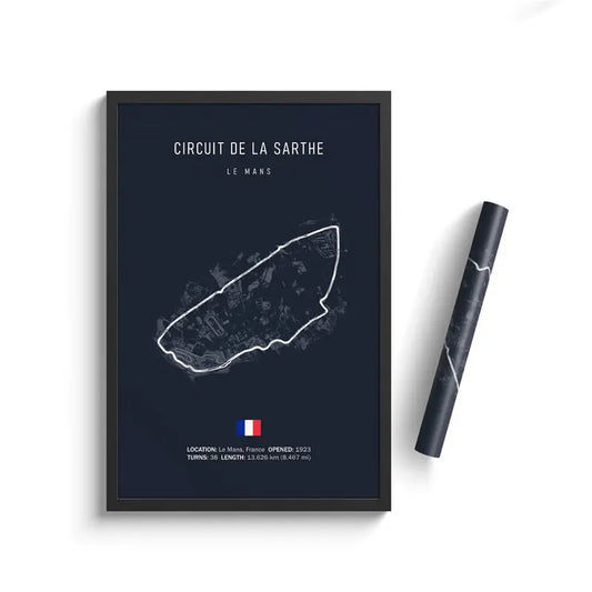 POSTER CIRCUIT DE LA SARTHE