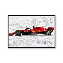 POSTER F1 FERRARI