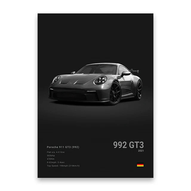 POSTER 992 GT3
