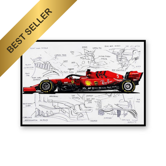 POSTER F1 FERRARI